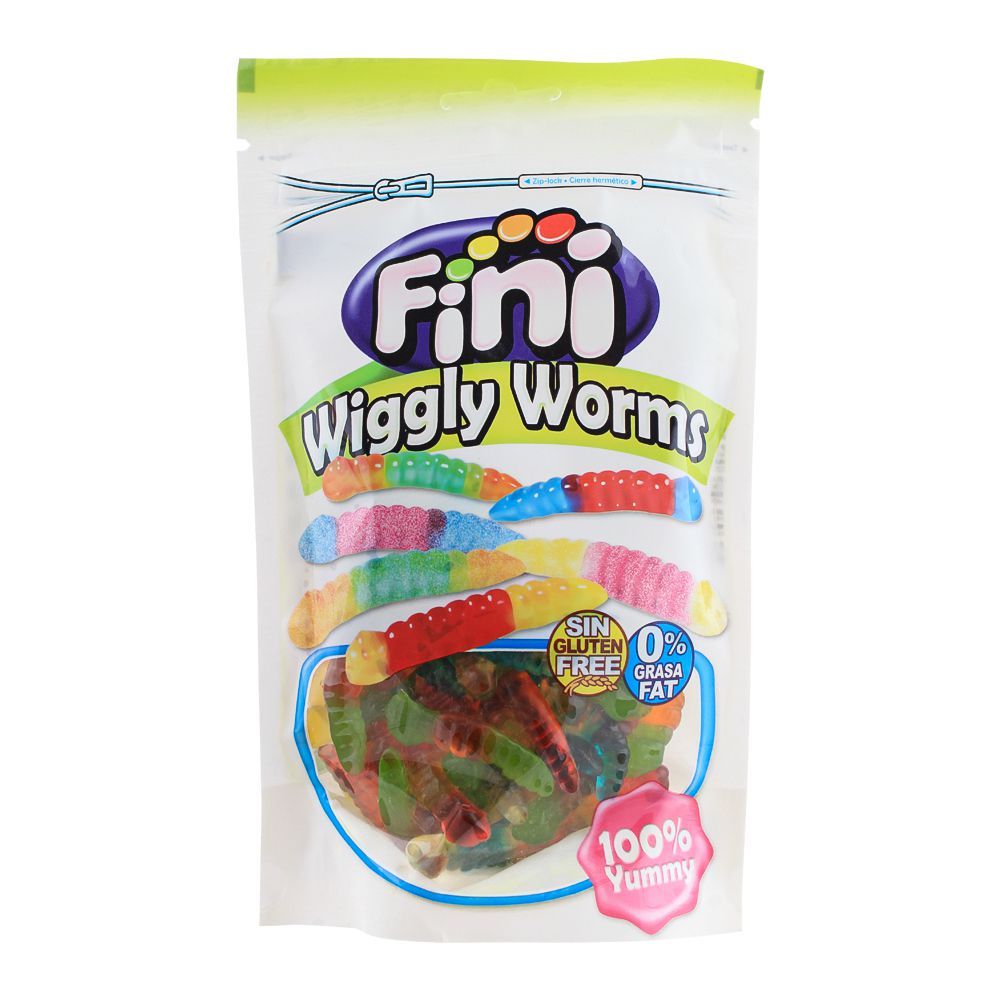 Fini Wiggly Worms Jelly, Gluten Free, 160g