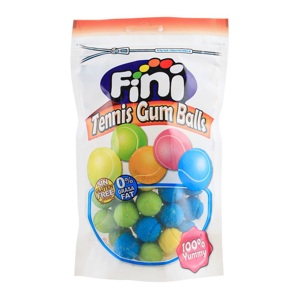 Fini Tennis Gum Balls Bubblegum, 160g