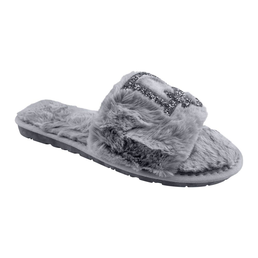 Dior Style Women's Bedroom Slippers, Grey, 1215
