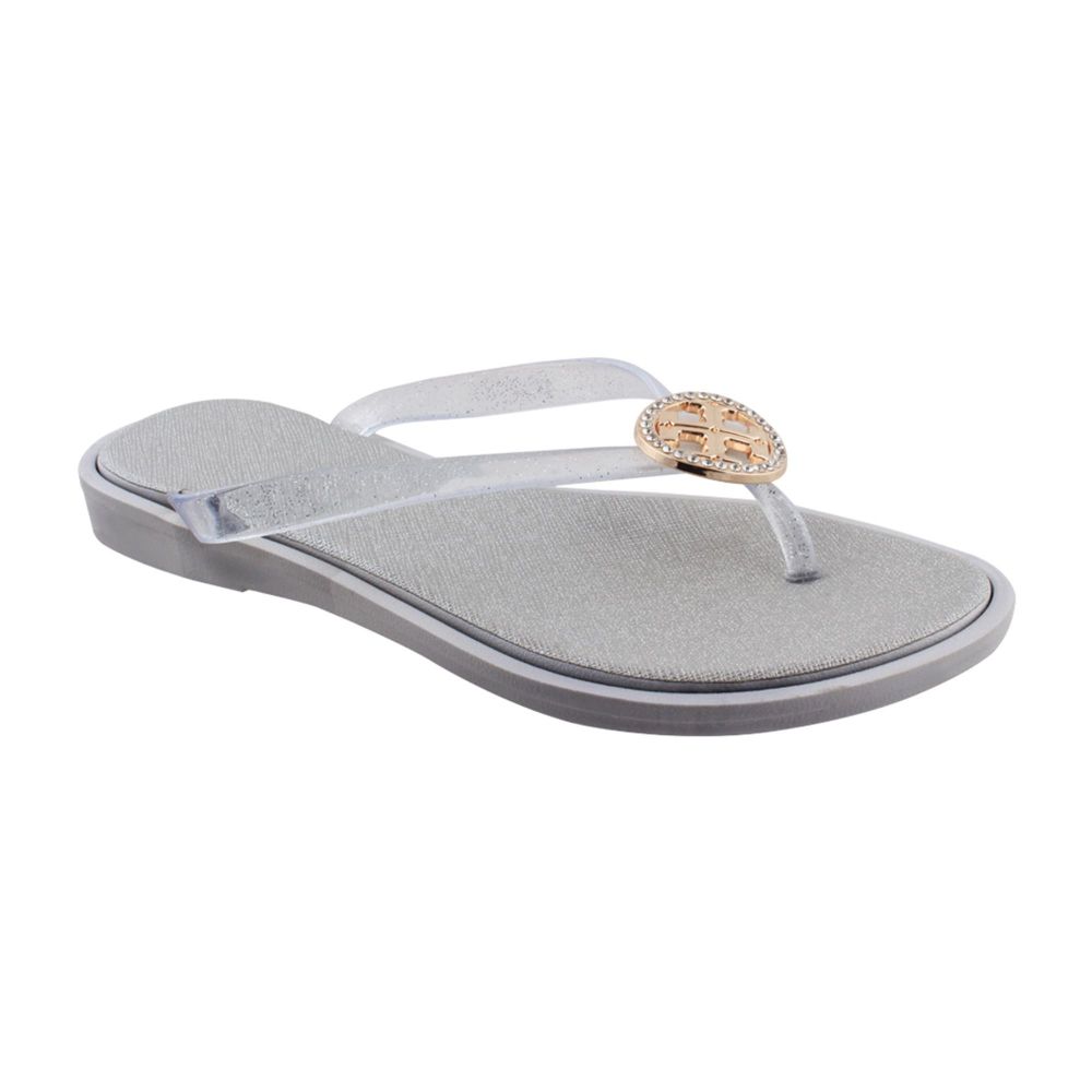 Purchase Women's Slippers A-4, Silver Online at Special Price in ...