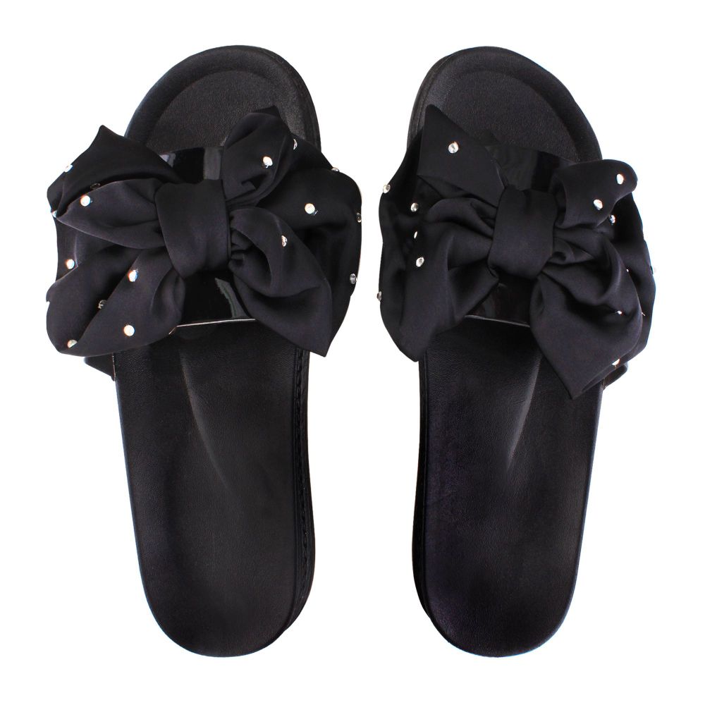 Women's Slippers, A-8, Black
