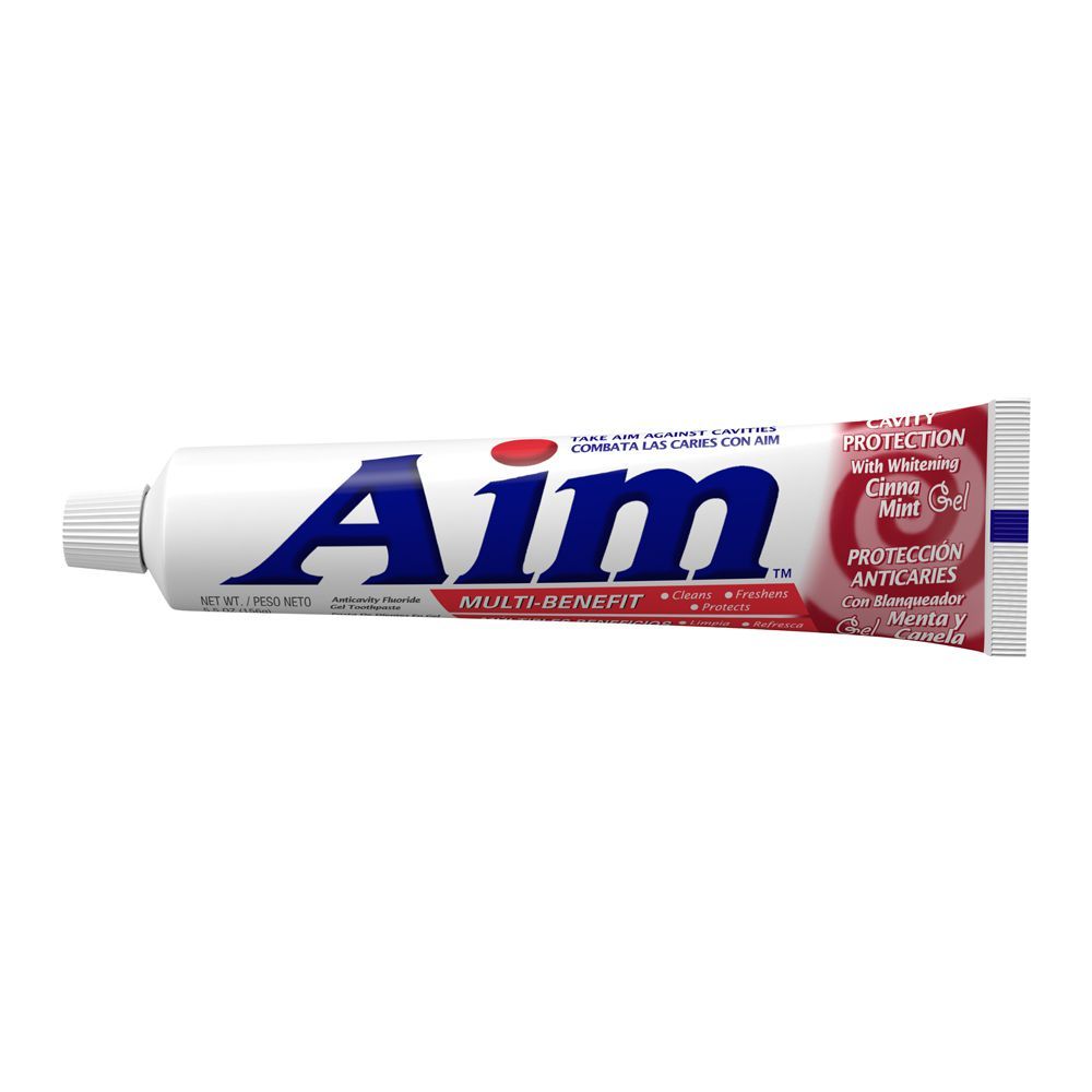 Aim Multi-Benefit Cinna Mint Gel Cavity Protection Toothpaste, 156g
