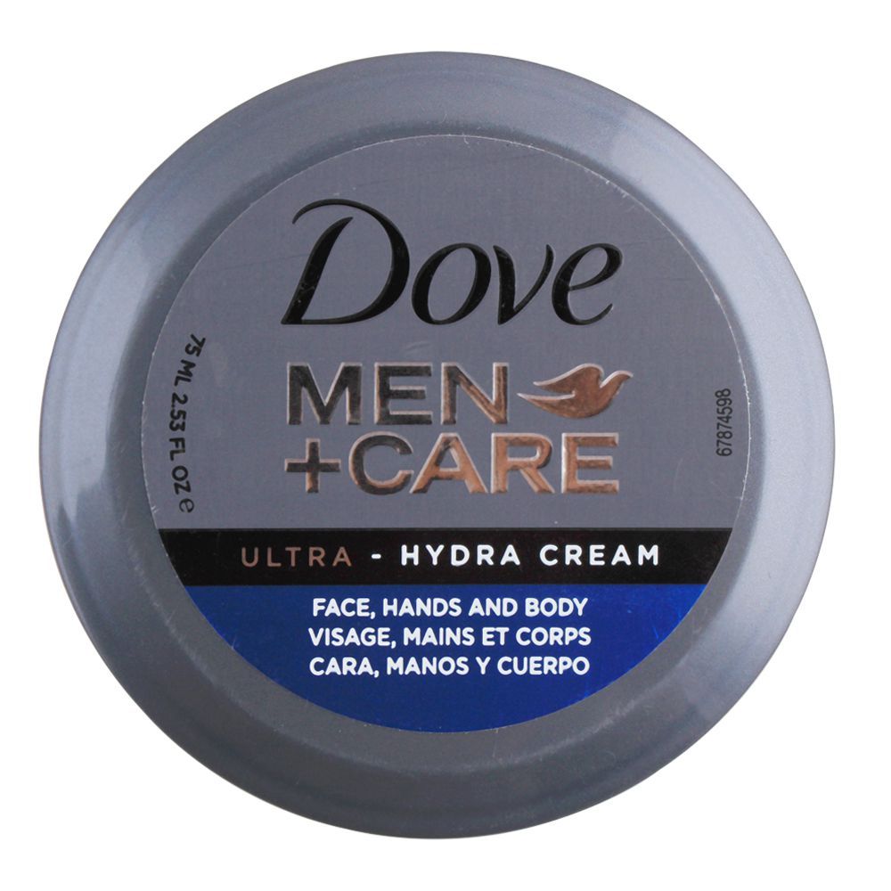 Dove Men+Care Ultra Hydra Face, Hand And Body Cream, 75ml