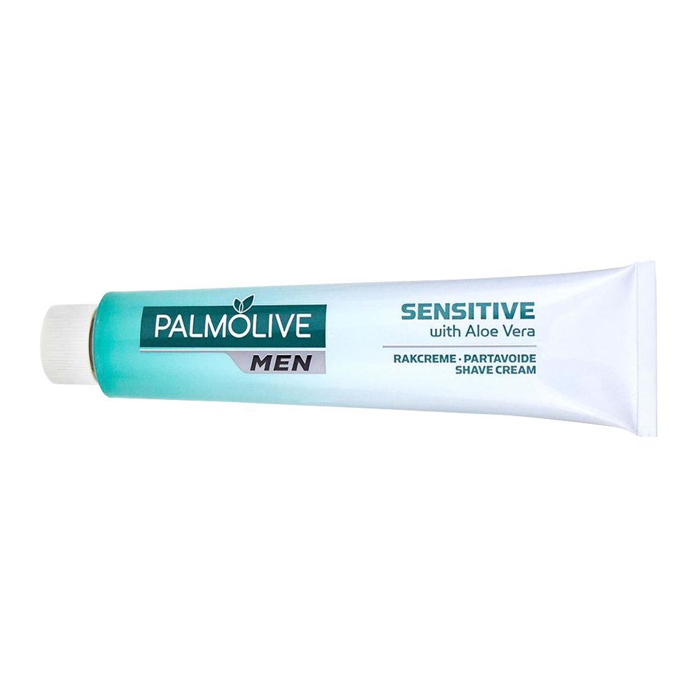 Palmolive Men Shave Cream, Sensitive With Aloe Vera, 100ml
