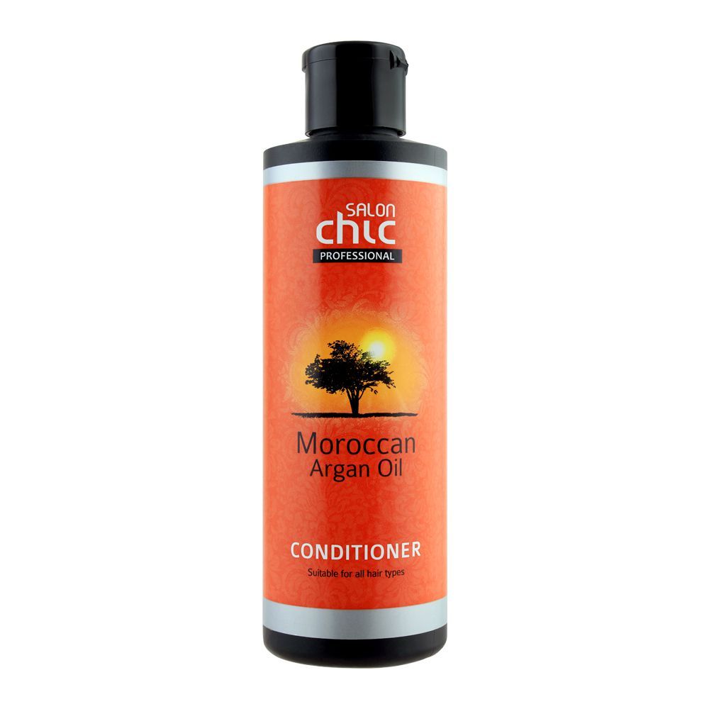 Salon Chic Professional Moroccan Argan Oil Conditioner, All Hair Types, 250ml