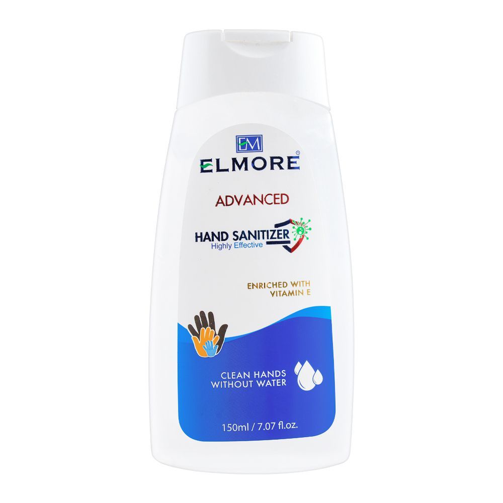 Elmore Advanced Vitamin E Highly Effective Hand Sanitizer, 150g