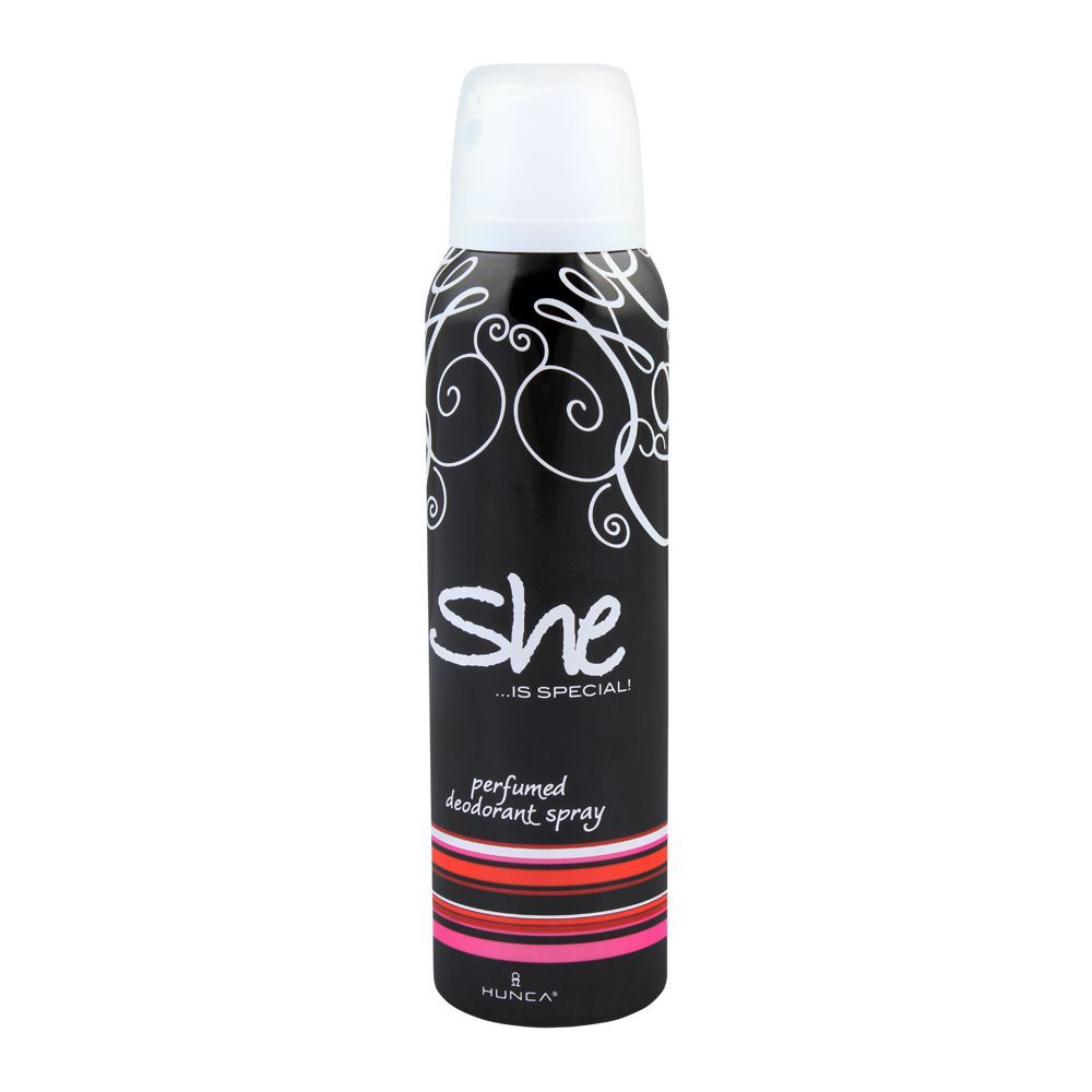 She Is Special! Black Perfumed Deodorant Spray For Women, 150ml