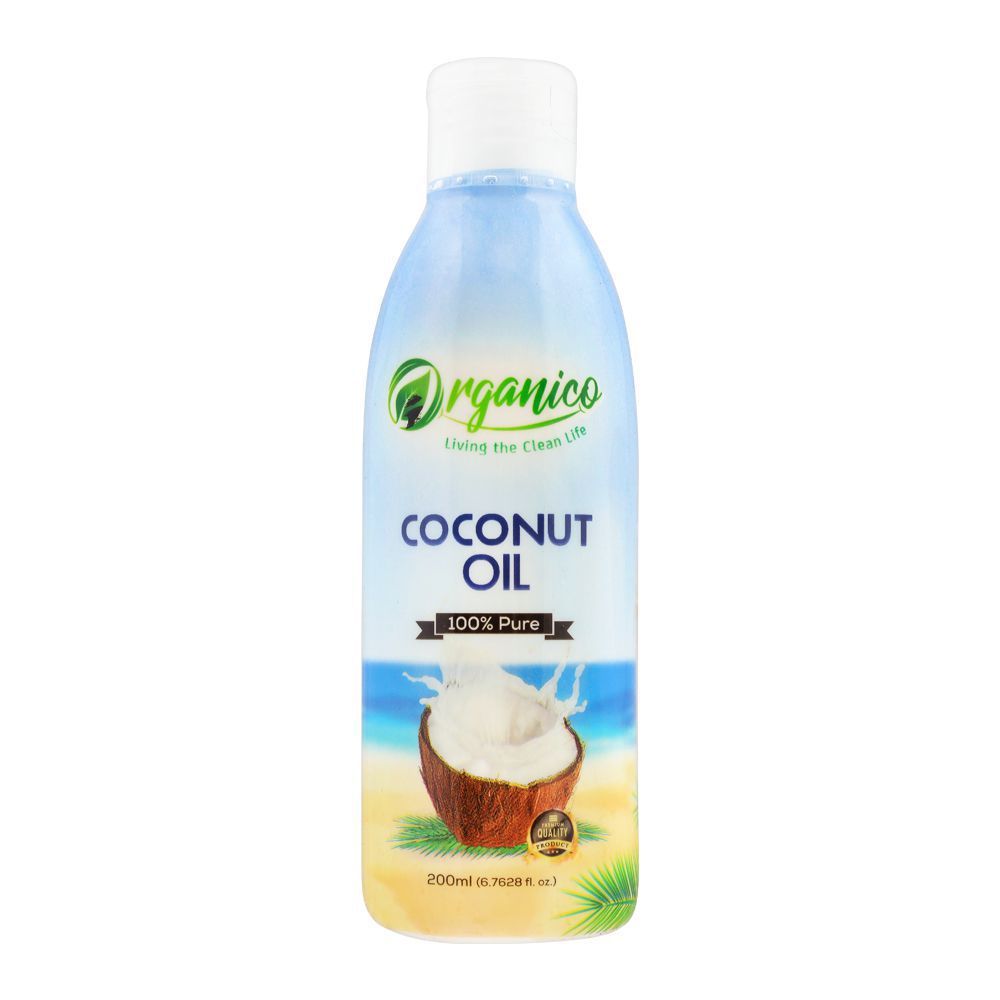 Organico Coconut Oil, 200ml, Bottle