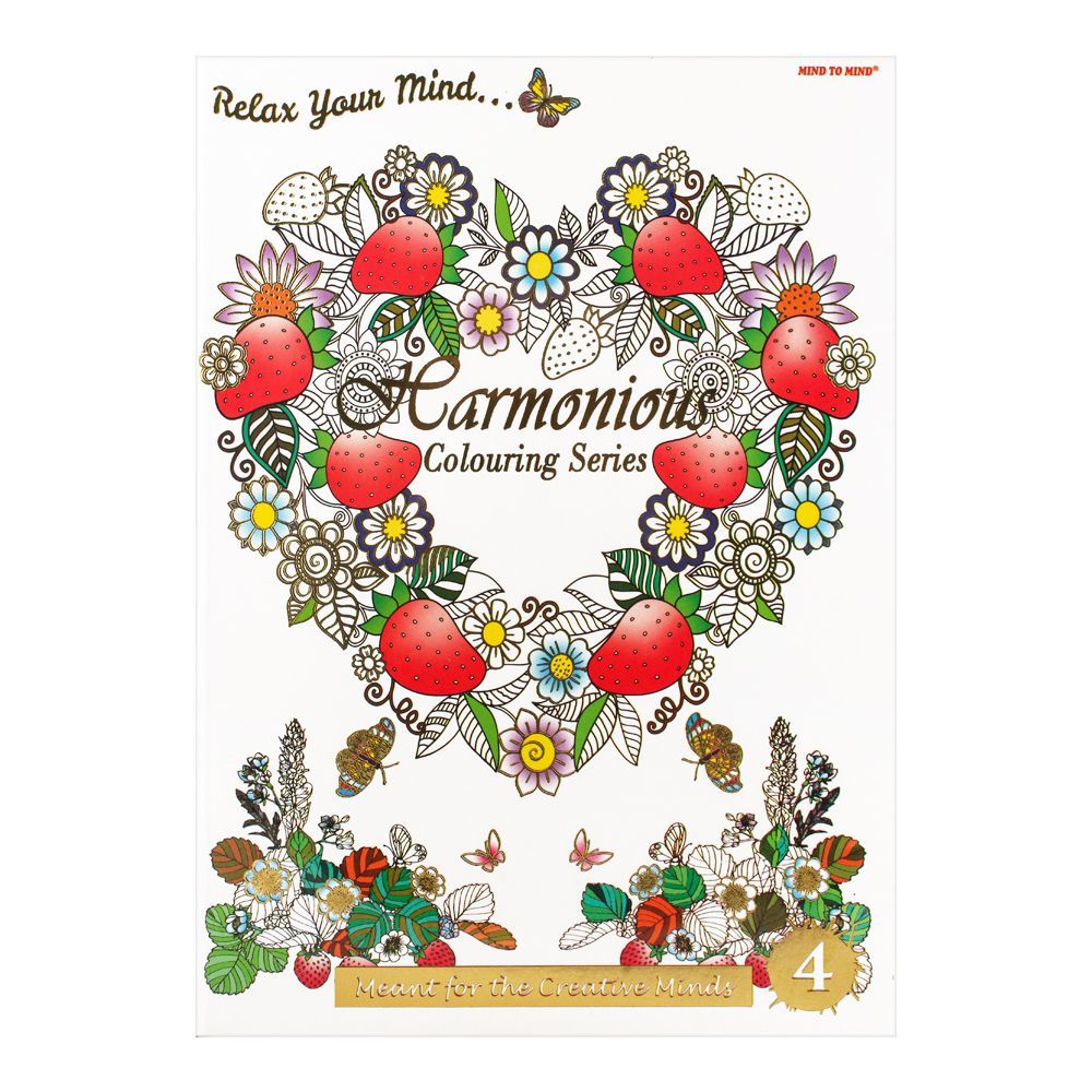Relax Your Mind Harmonious Colouring Book - 4
