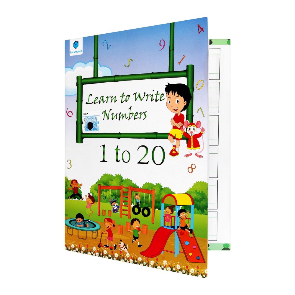 Paramount Learn To Write Numbers 1 To 20 Book