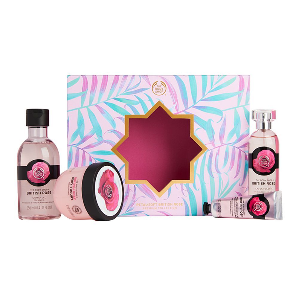 The Body Shop Petal Soft British Rose Collection Gift Set, 91906