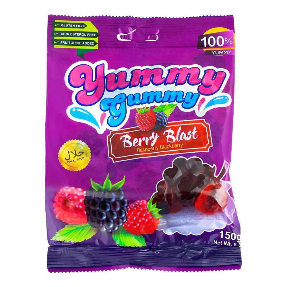 Yummy Gummy Jelly Berry Blast, Gluten Free, 150g