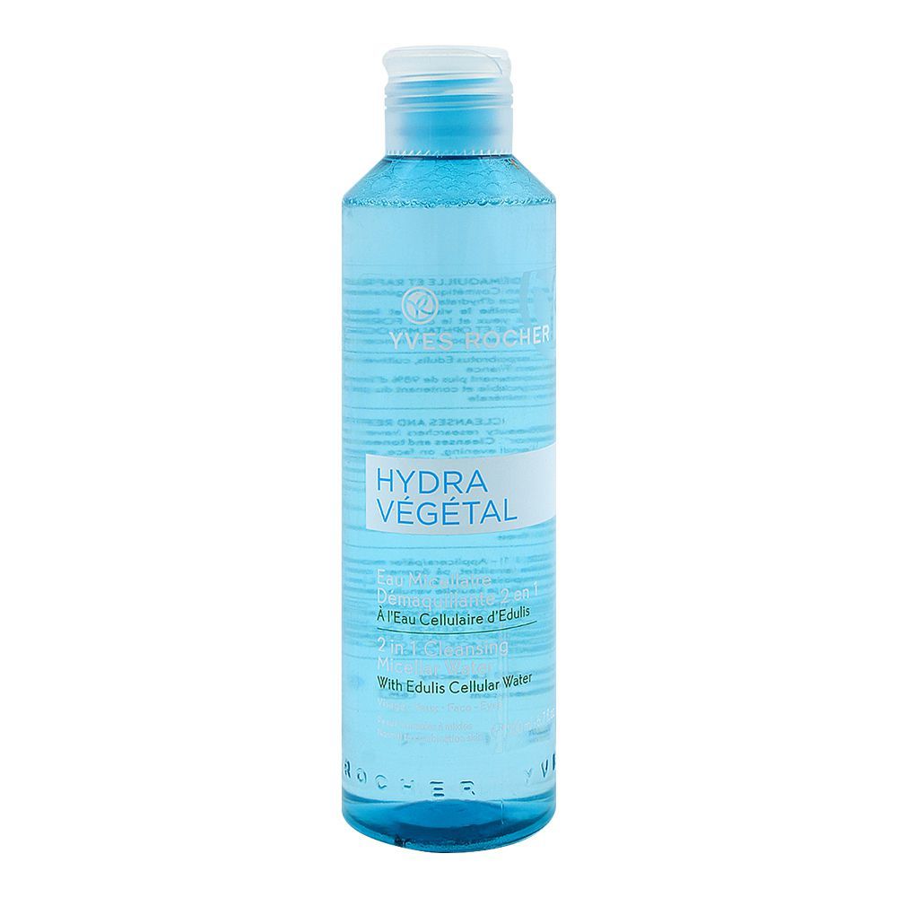 Yves Rocher Hydra Vegetal 2-In-1 Cleansing Micellar Water, 200ml