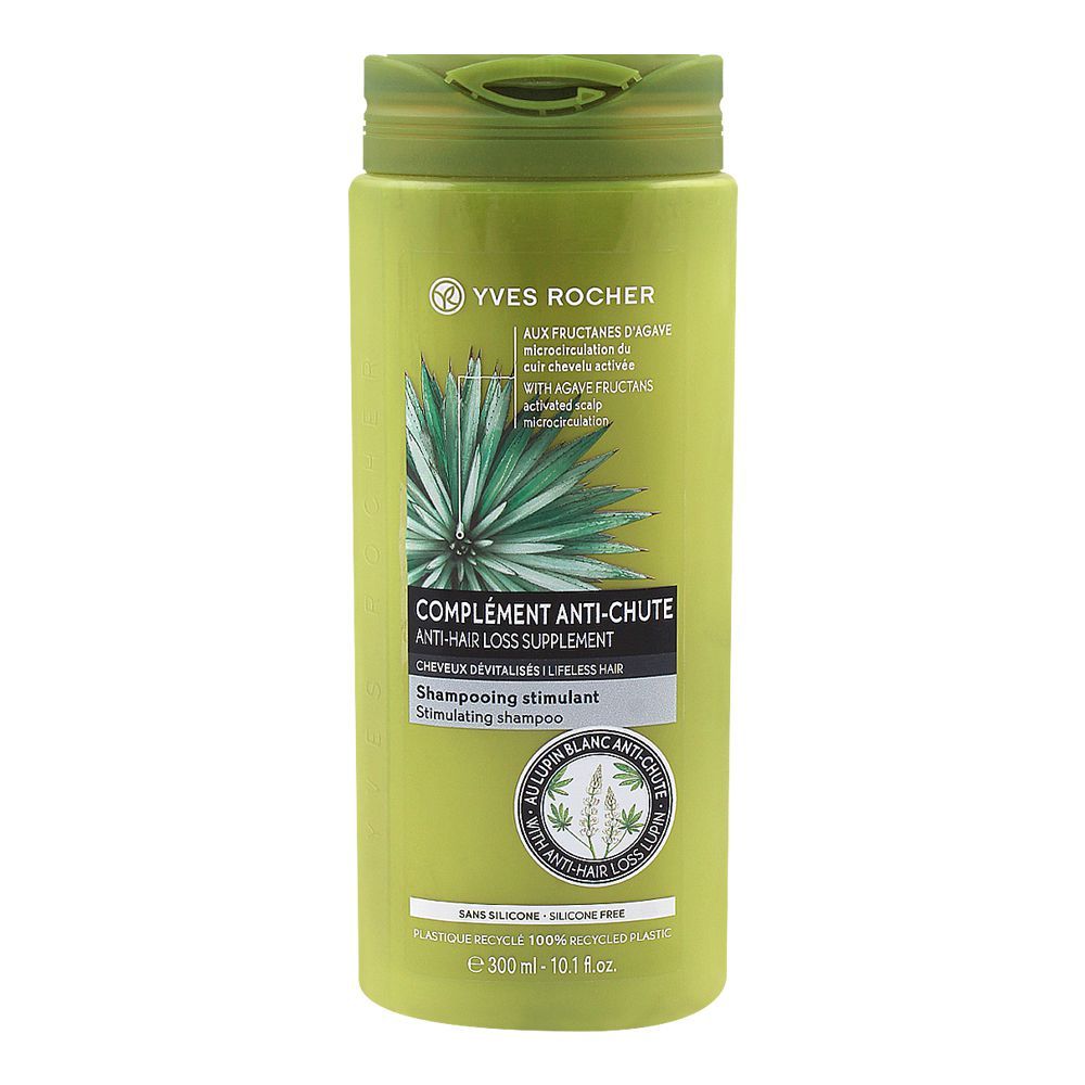 Yves Rocher Anti-Chute Anti-Hair Loss Stimulating Shampoo, Silicone Free, 300ml
