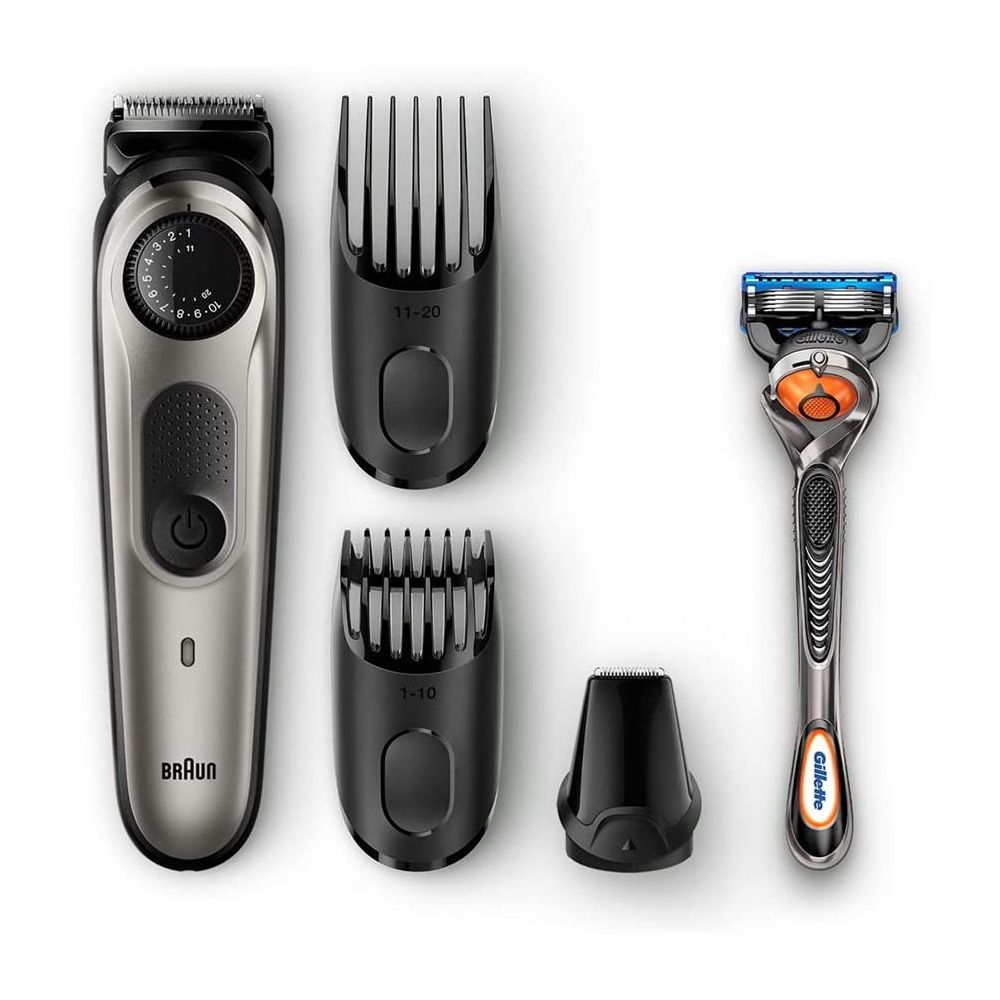Braun Rechargeable Beard Trimmer and Hair Clipper, Black, BT5060
