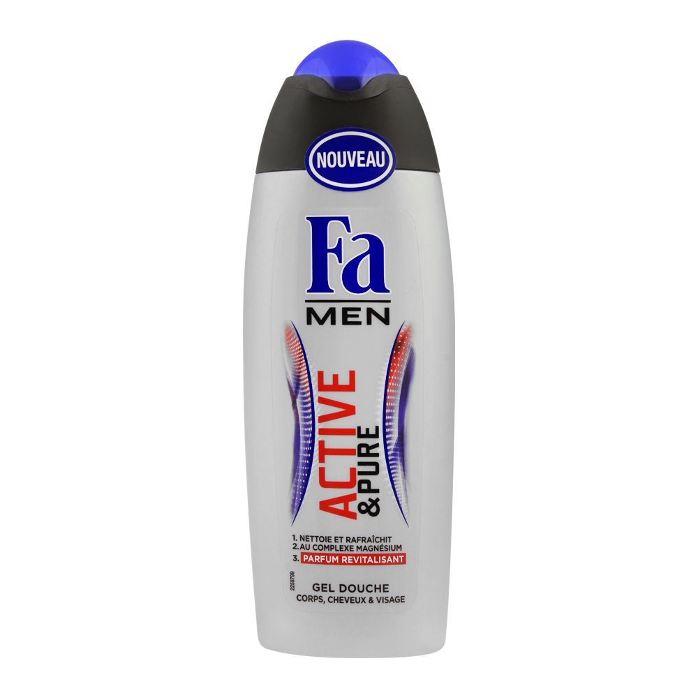 Fa Men 3-In-1 Active & Pure Shower Gel, 250ml