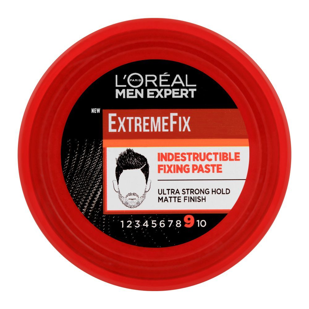 L'Oreal Paris Men Expert Extreme Fix Indestructible Fixing Hair Paste, Ultra Strong Hold, 75ml