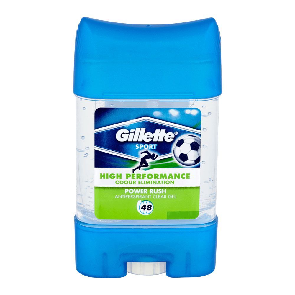 Gillette Sport High Performance Power Rush Antiperspirant Clear Gel, 70ml