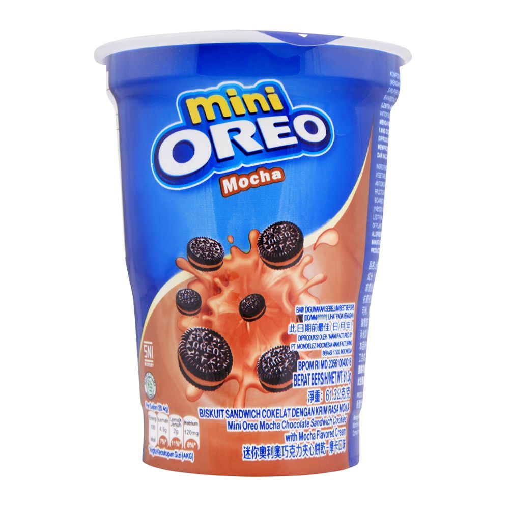 Purchase Oreo Mini Cookies, Mocha, Cup, 61.3g Online at Best Price in ...