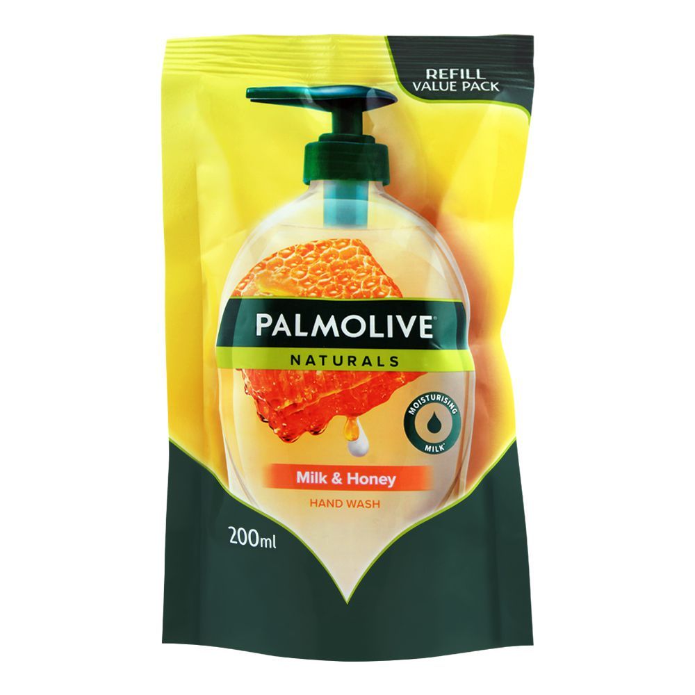 Palmolive Naturals Milk & Honey Hand Wash, Refill, 200ml
