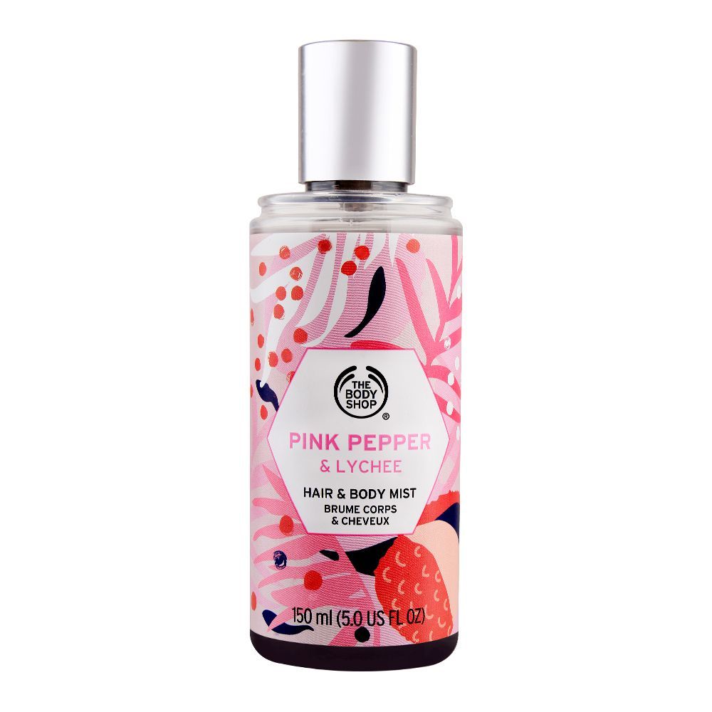 Buy The Body Shop Pink Pepper & Lychee Hair & Body Mist 150ml Online at ...