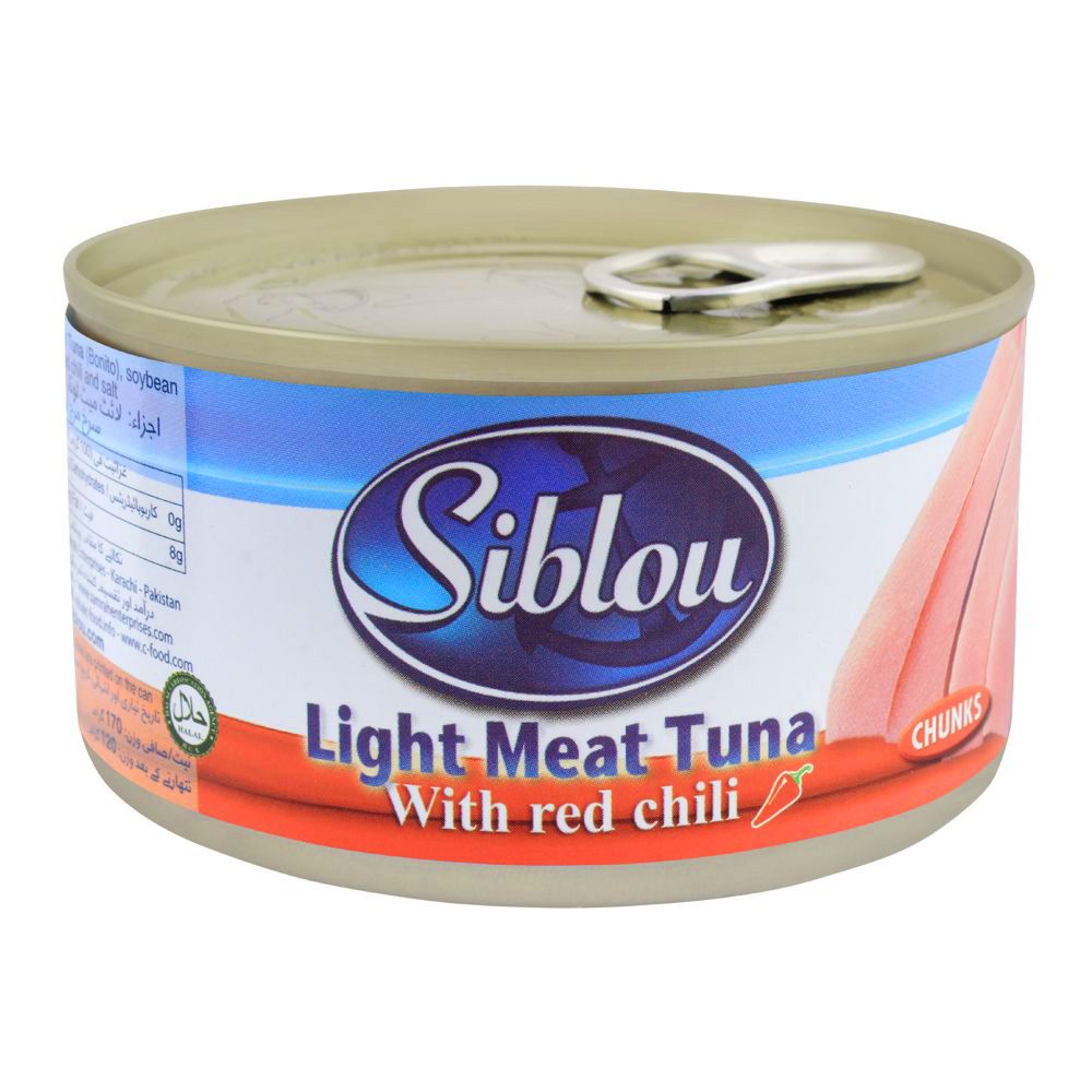 Siblou Light Meat Tuna Chunka With Red Chilli, 170g