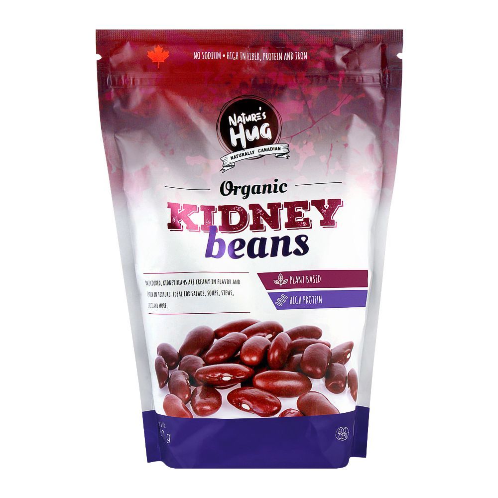 Nature's Hug Organic Kidney Beans, 660g