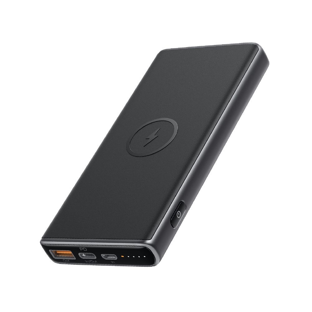 Order Aukey Sprint Wireless 18w Power Delivery Power Bank 10000mah