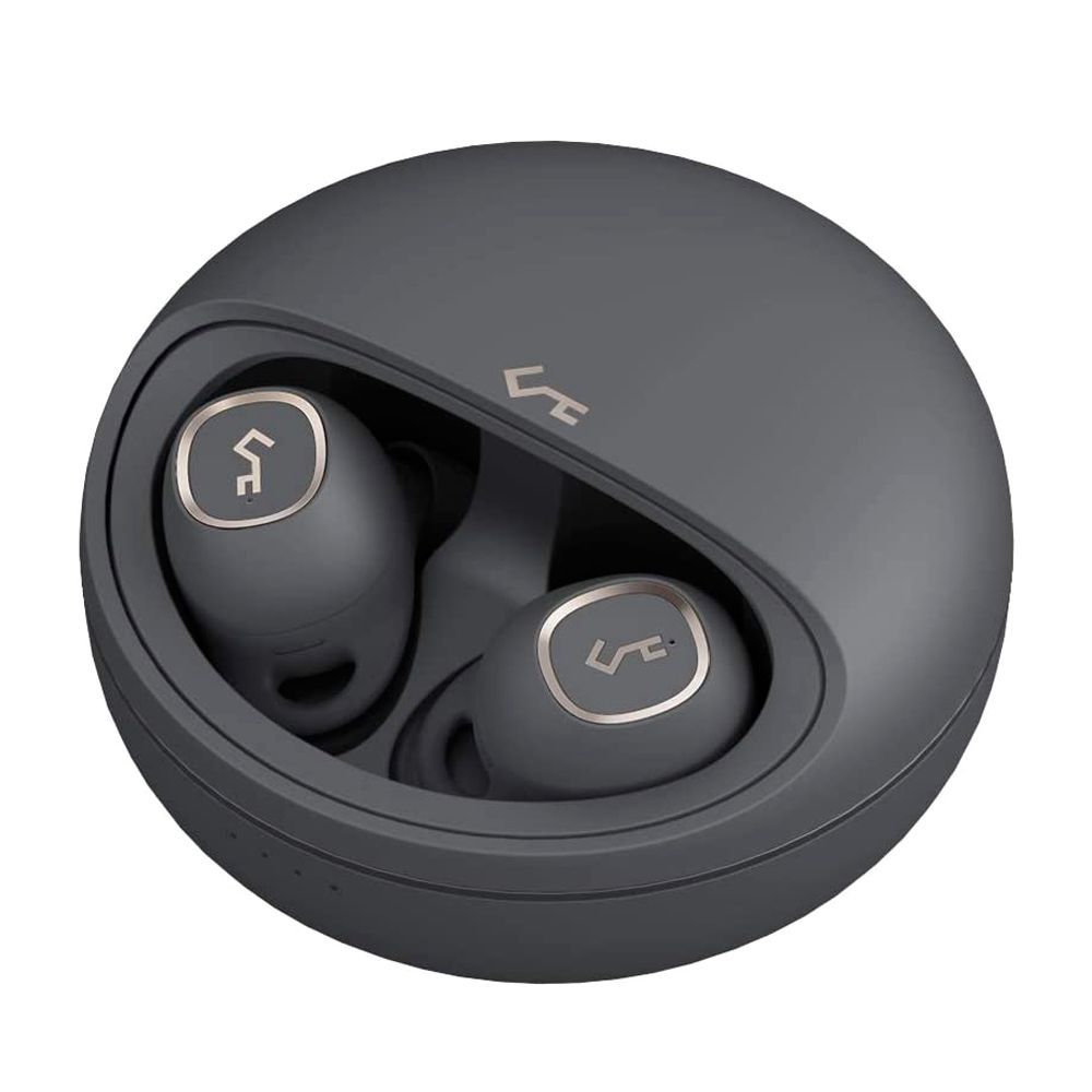 Aukey True Wireless Earbuds With QI Wireless Rechargeable Case, Dark Gray, EP-T10