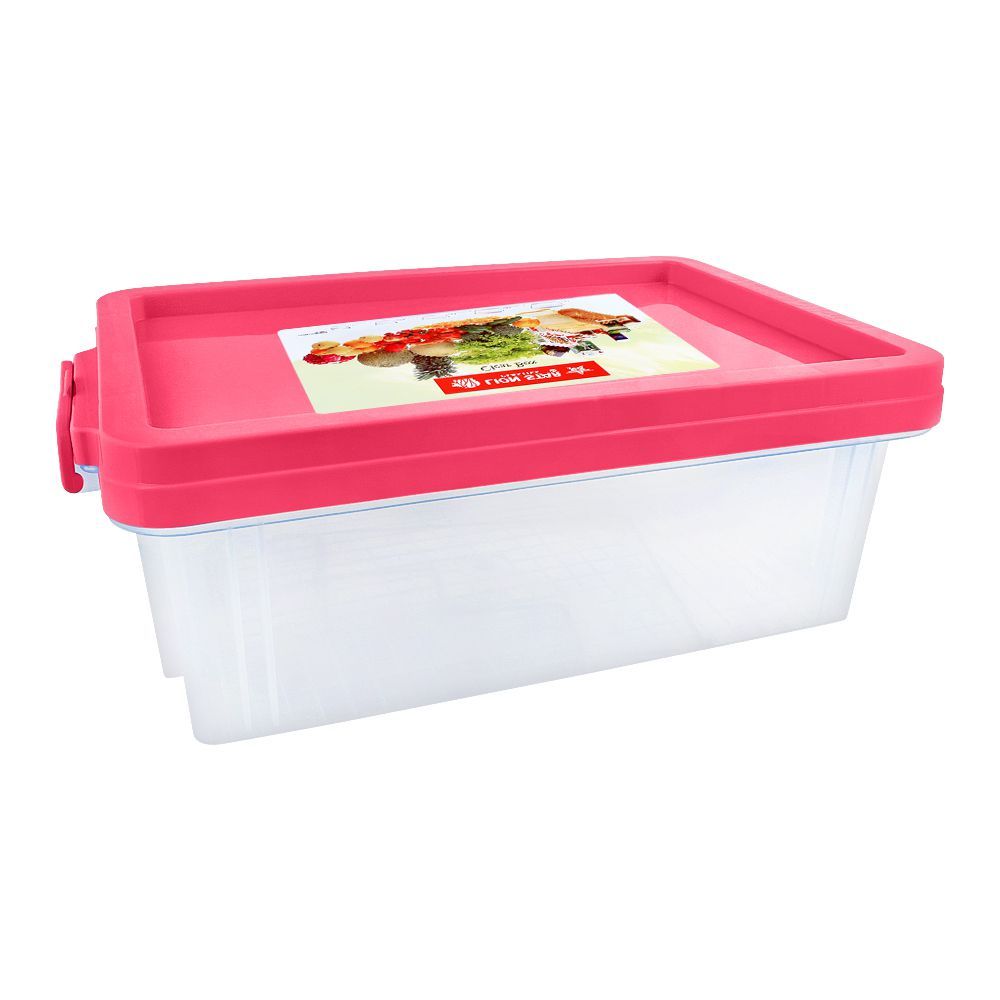 Lion Star Clear Box Multi-Purpose Container, No. 30, Pink, FX-5