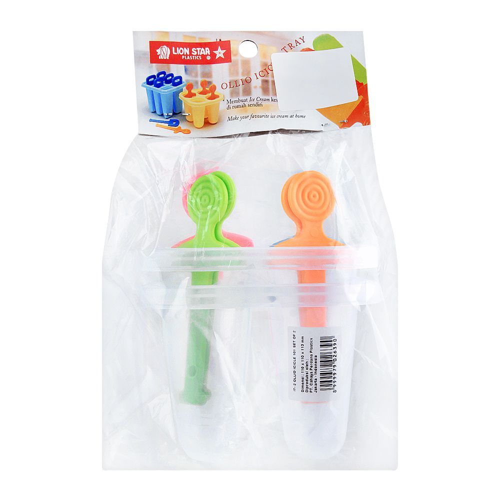 Lion Star Ollio Icicle Ice Lolly Tray, Multi Color, IT-2