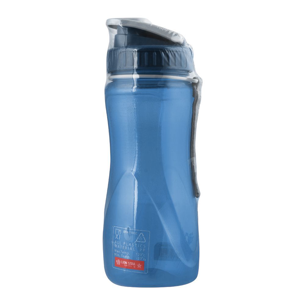 Lion Star Gym Sport Water Bottle, Blue, 600ml, NN-97