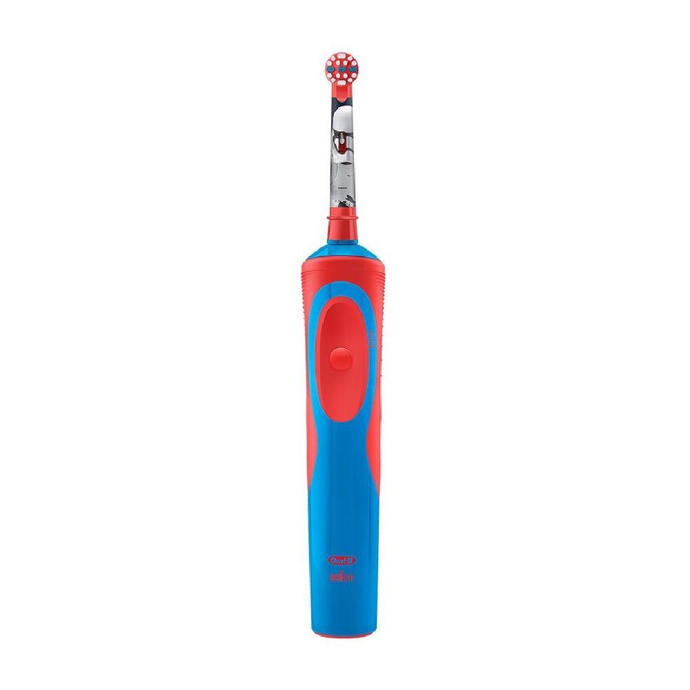 Oral-B Frozen Stages Power Rechargeable Electric Toothbrush For Kids, Red/Blue, D100.513