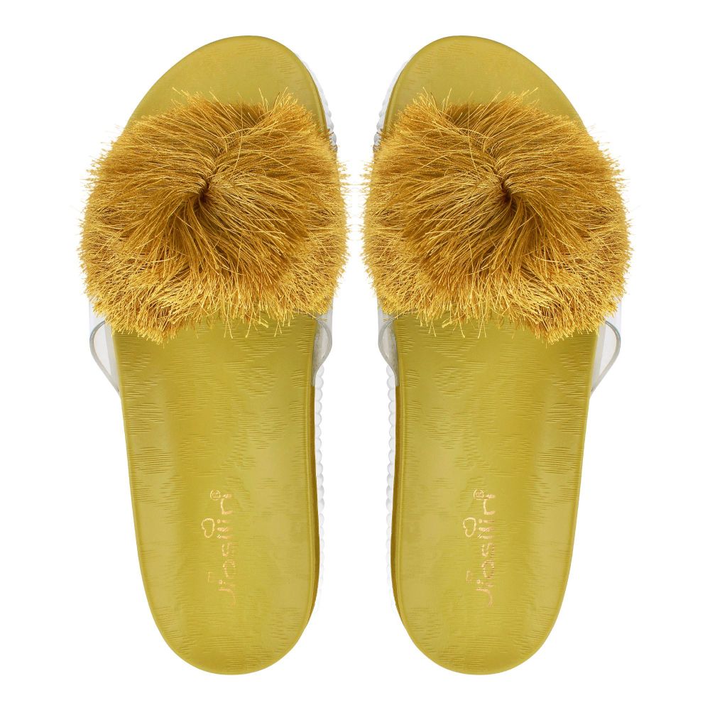 Women's Slippers, G-4, Mustard