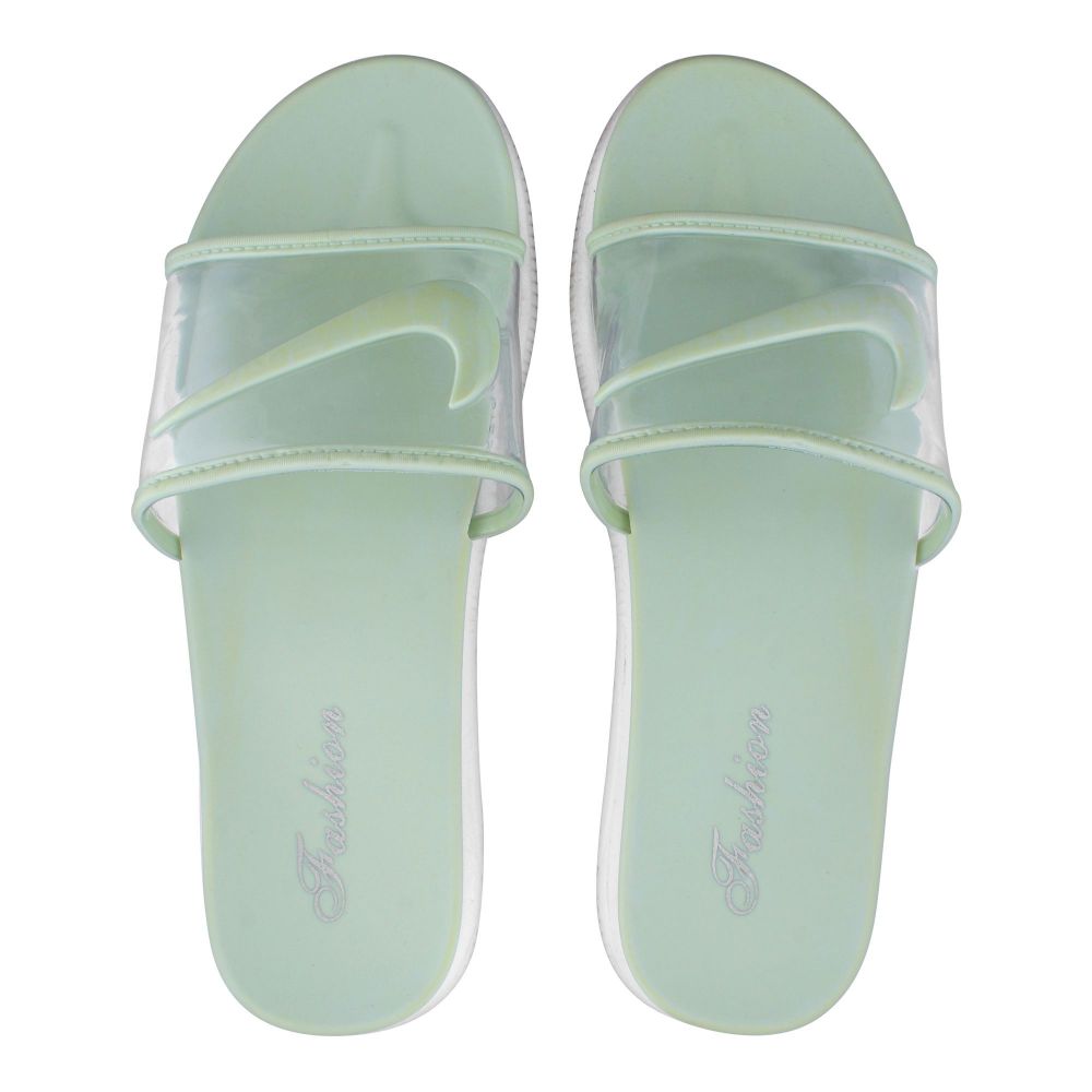 Women's Slippers, G-12, Green