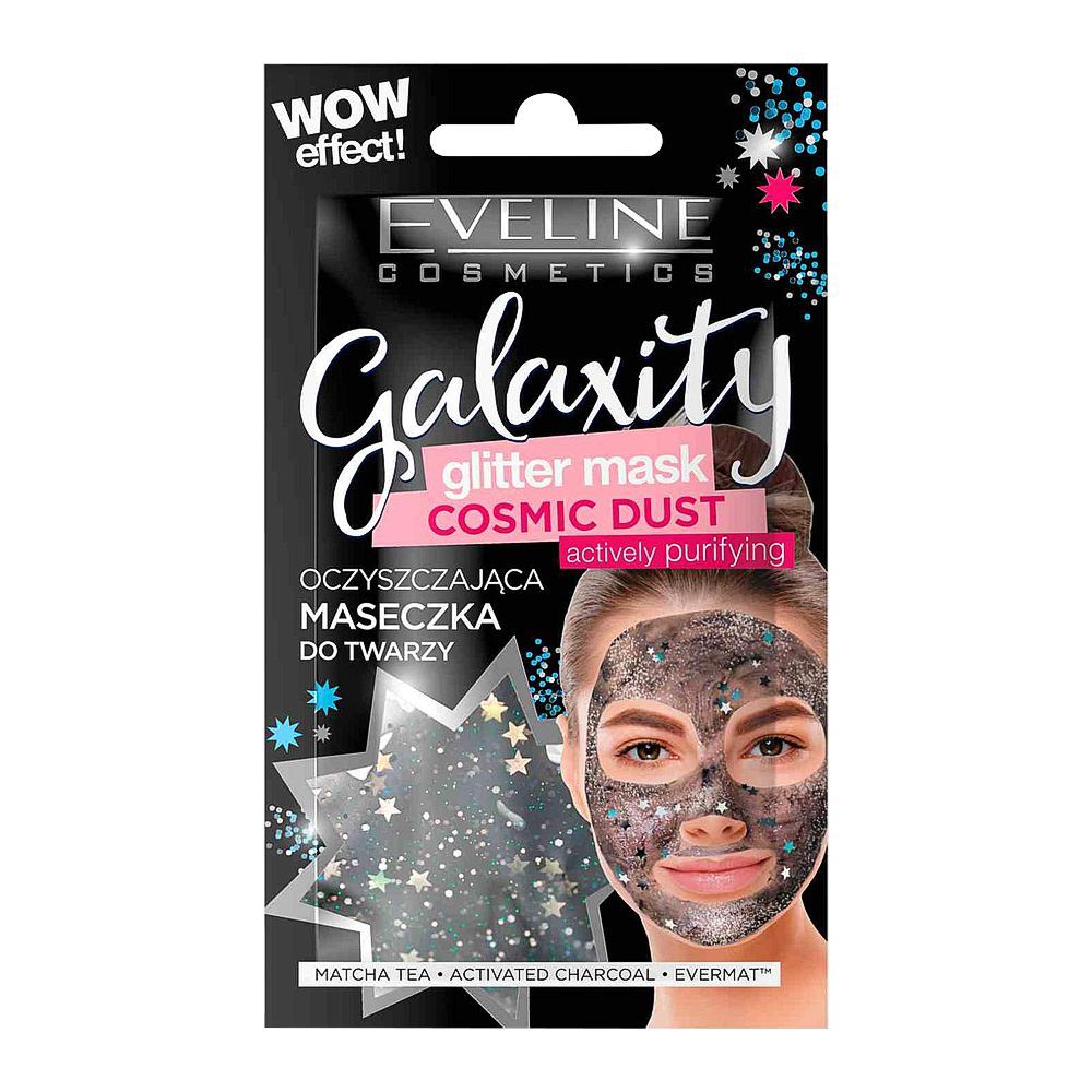 Eveline Galaxity Cosmic Dust Actively Purifying Glitter Face Mask