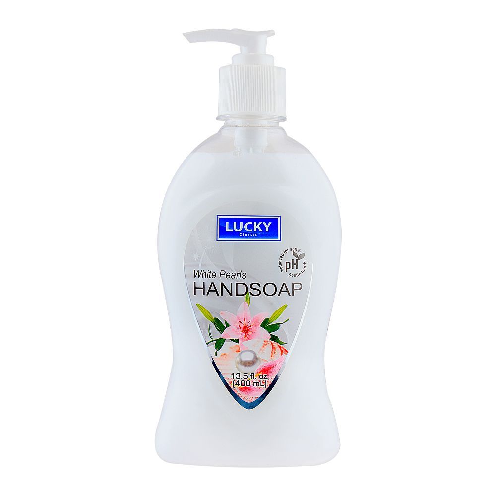 Lucky Hand Soap, White Pearls, 400ml