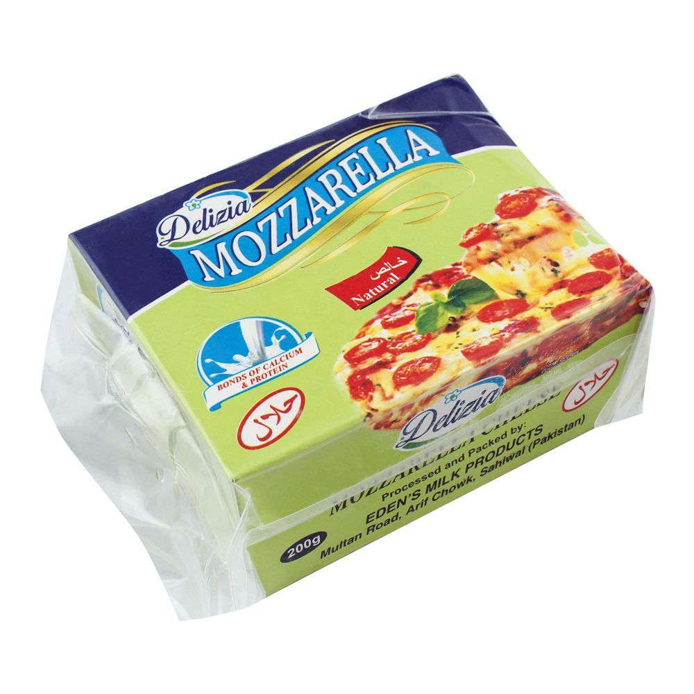 Delizia Mozzarella Cheese, Natural, 200g