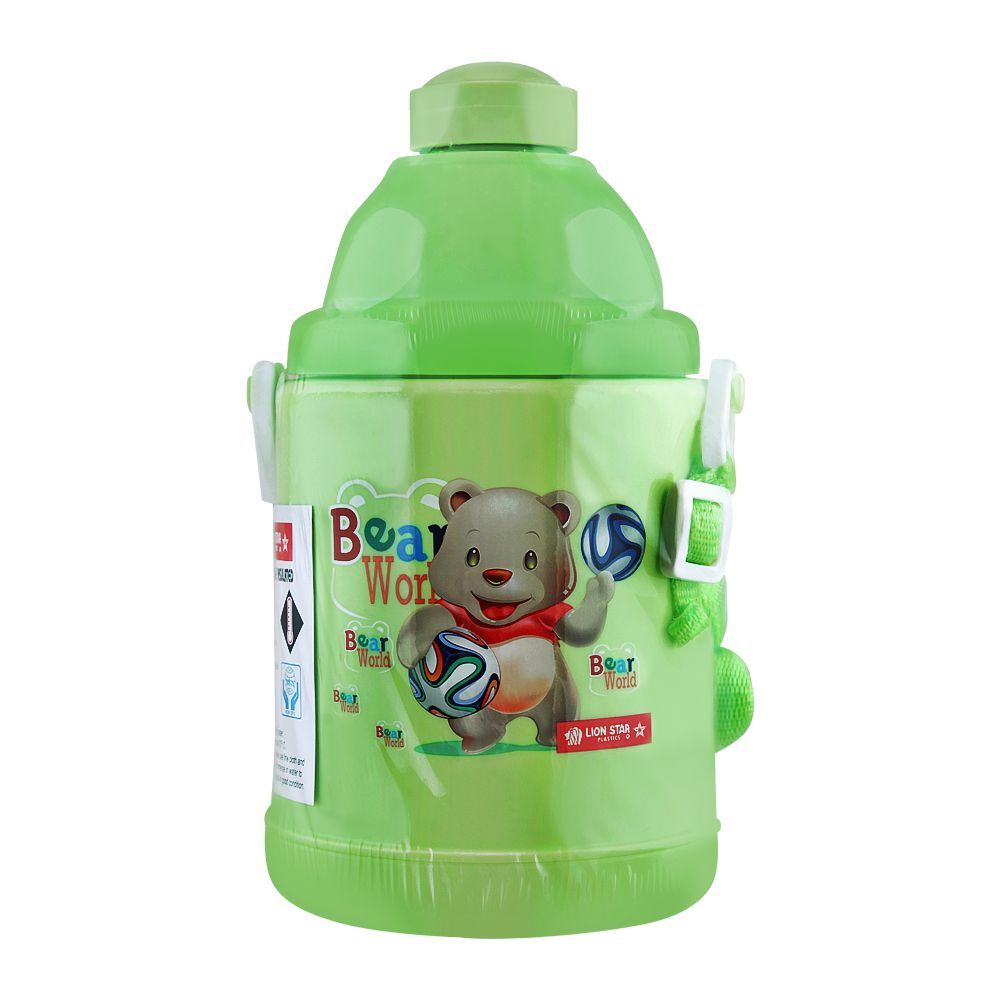 Lion Star Bear World Thermos, Green, 400ml, HU-28