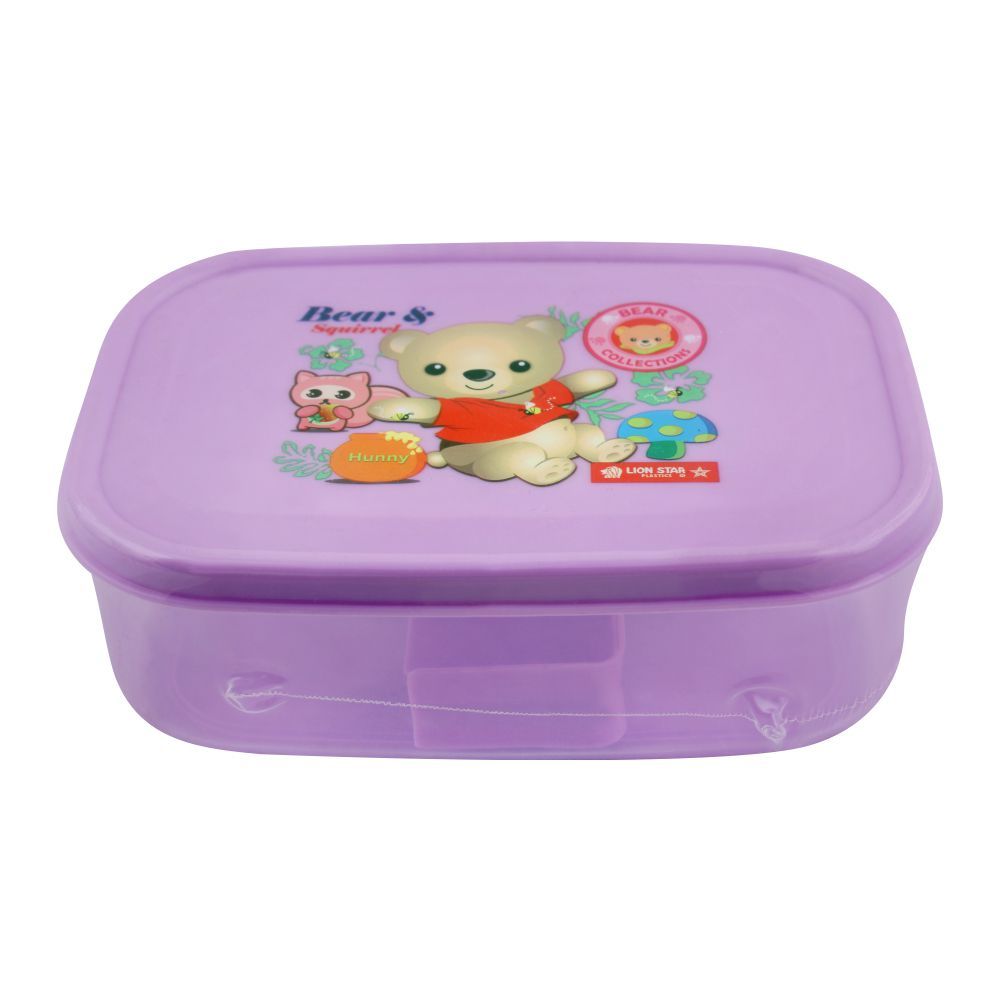 Lion Star Bela Lunch Box, Purple, 6x4x2 Inches, MC-36