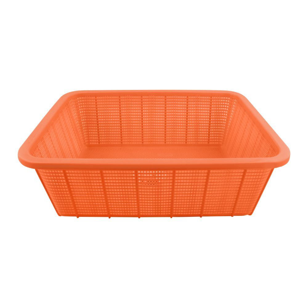 Lion Star Square Basket, Medium, Orange, 15x12x5 Inches, BW-27