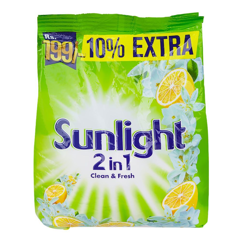 Sunlight 2in1 Clean & Fresh Detergent Washing Powder, 760g