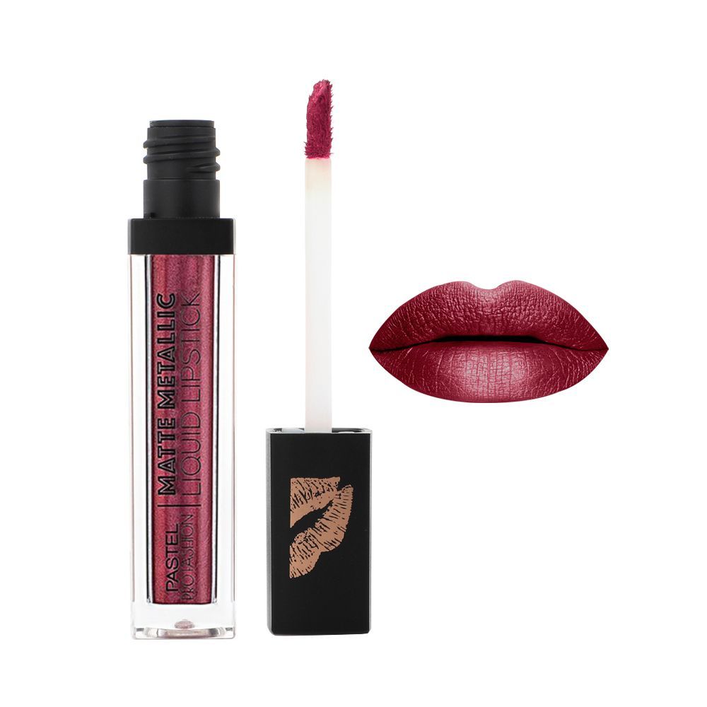 Pastel Pro Fashion Matte Metallic Liquid Lipstick, 504 Queen