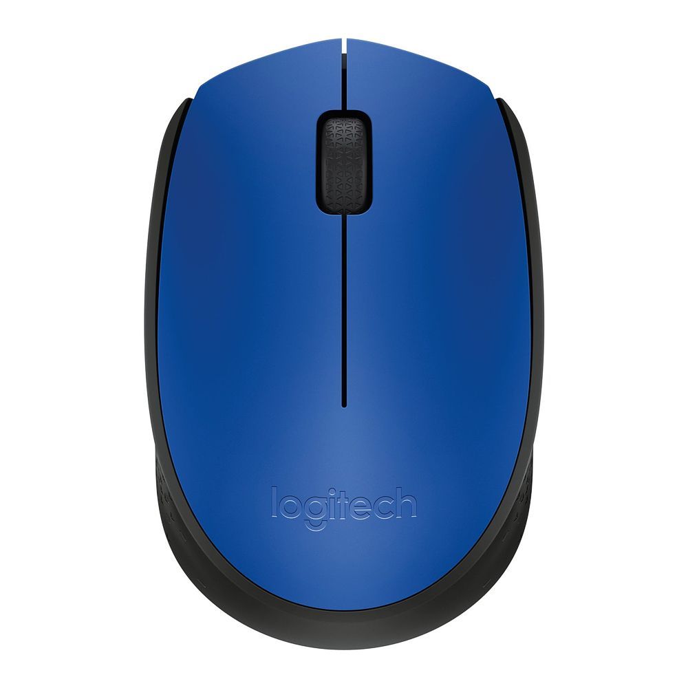 Logitech Wireless Mouse, Black/Blue, M171