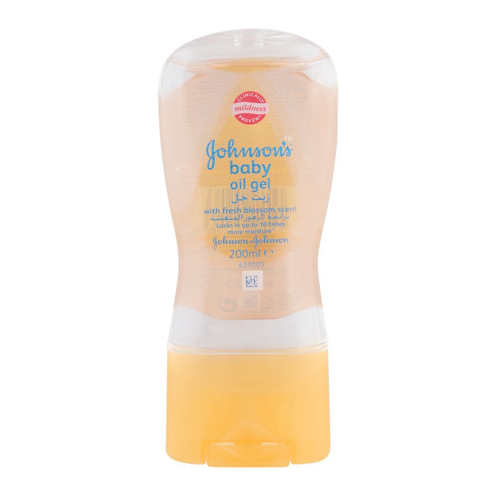 Johnson's Baby Oil Gel, Fresh Blossom Scent, 200ml, Italy