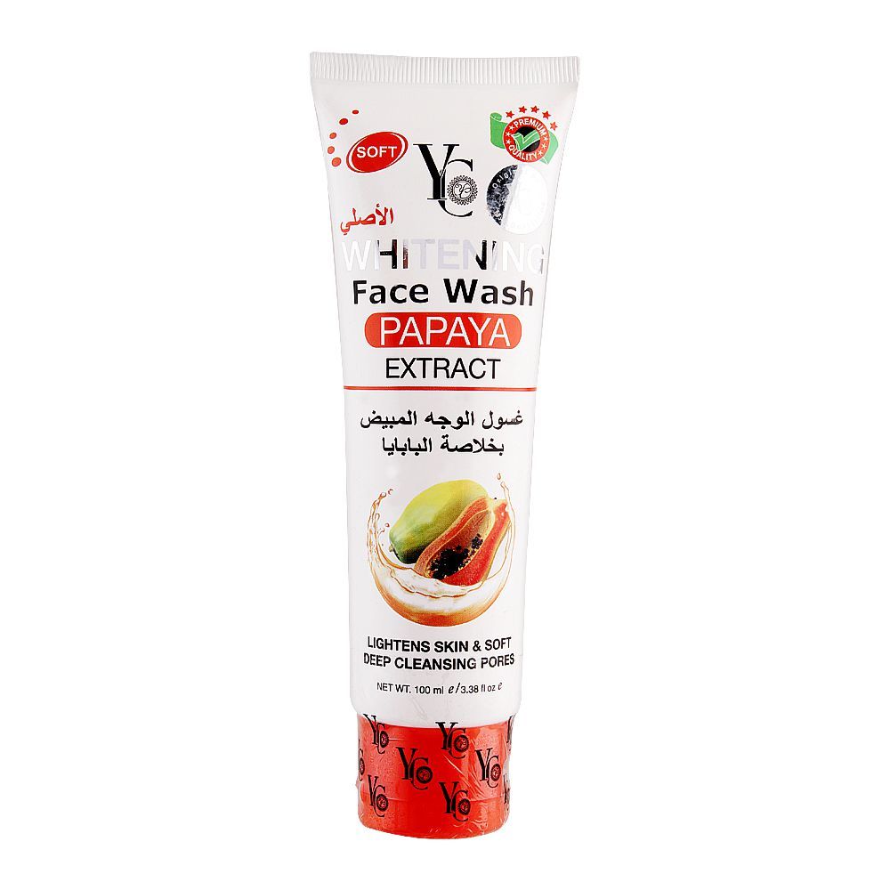 YC Whitening Papaya Extract Face Wash, 100ml