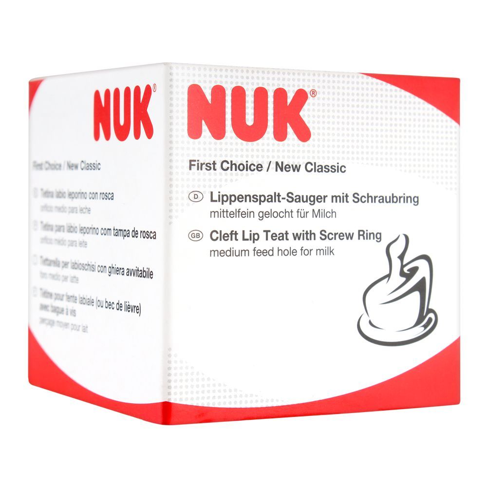 Nuk First Choice Cleft Lip Teat With Screw Ring, 10107046