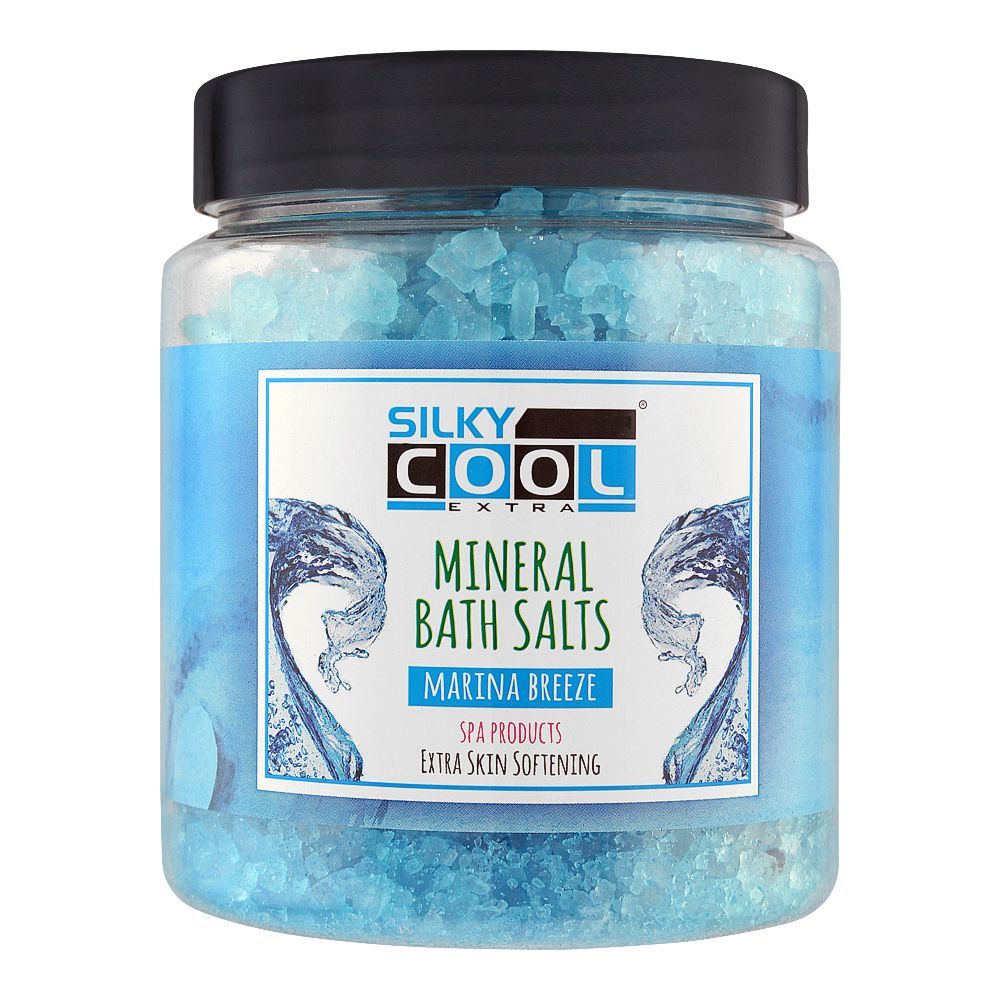 Silky Cool Extra Mineral Bath Salts, Marina Breeze, 750g