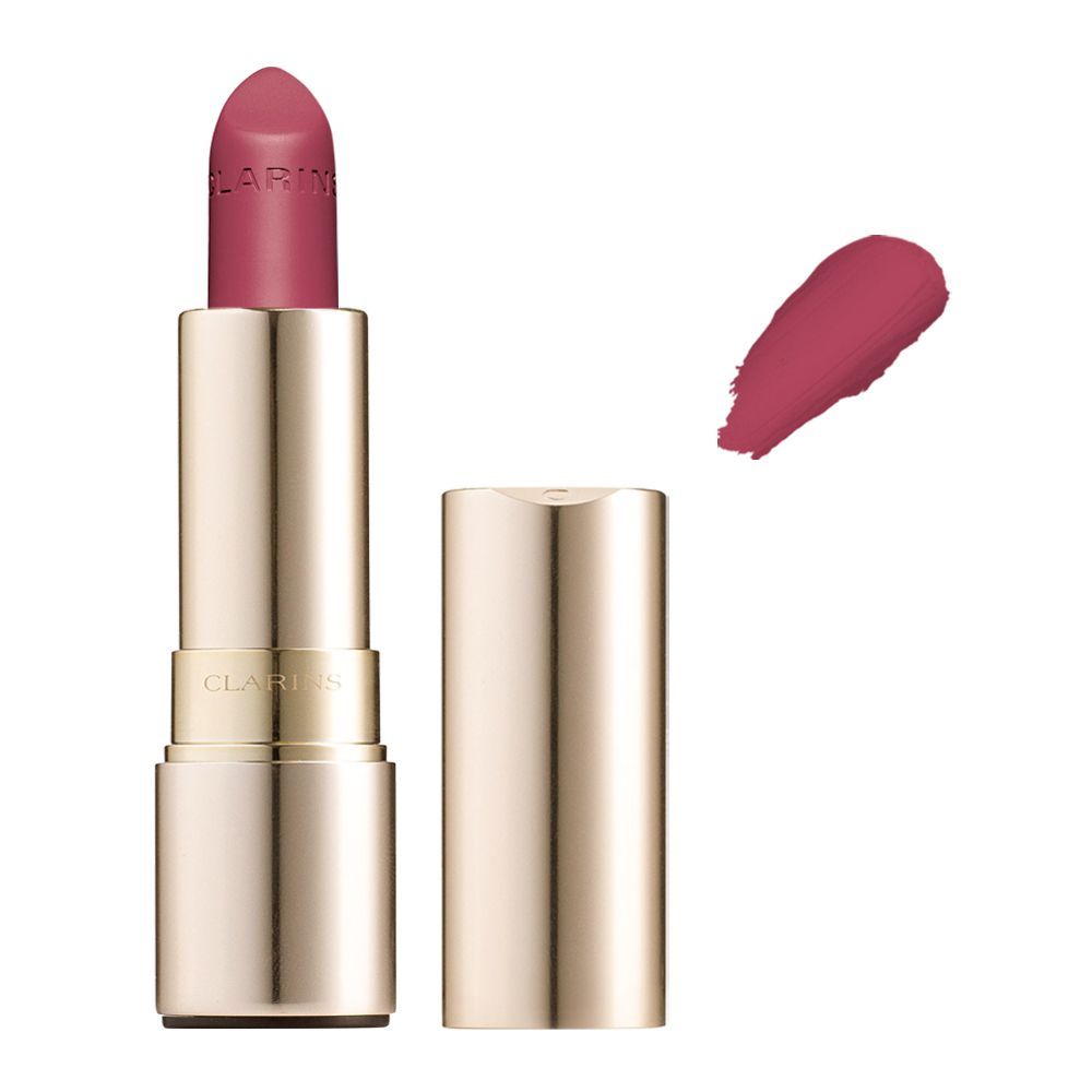 Clarins Paris Joli Rouge Velvet Matte & Moisturizing Long-Wearing Lipstick, 755V Litchi