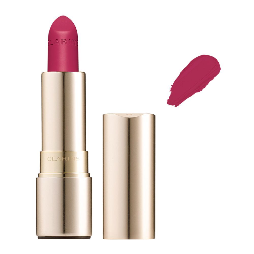 Clarins Paris Joli Rouge Velvet Matte & Moisturizing Long-Wearing Lipstick, 723V Raspberry